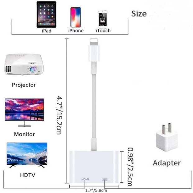 HDMI to iPhone Adapter